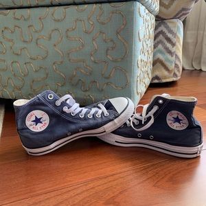 Navy high top All-Star Converse